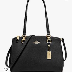 Coach Etta Carryall Crossbody Shoulder Handbag Purse F76938 (IM/BLACK)